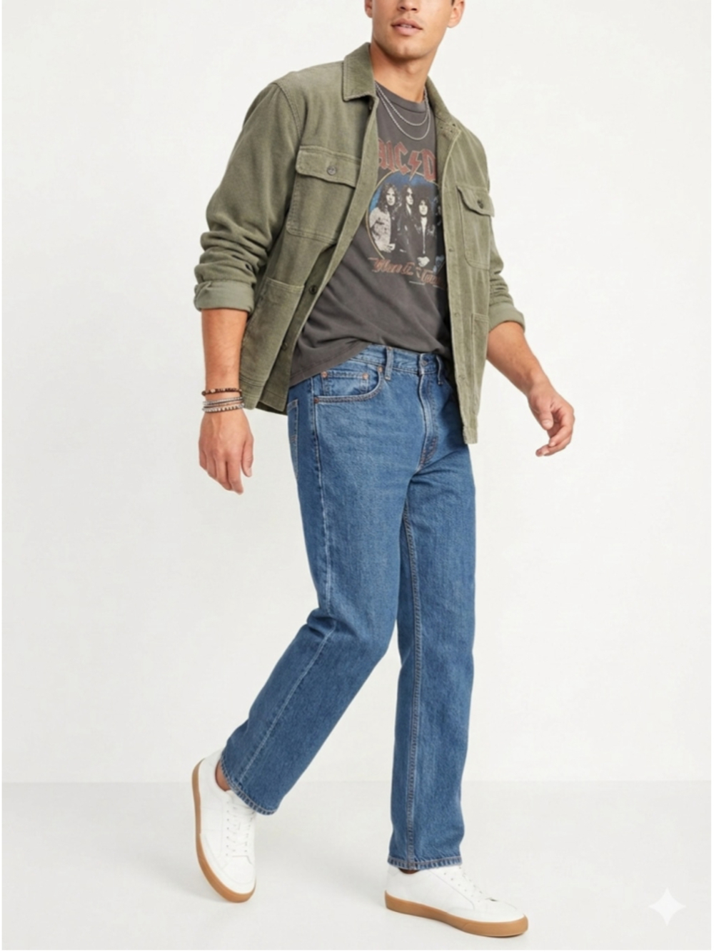 Levi's 516 Men's Straight Leg Blue Jeans Size 33x32 casual party Office- 471